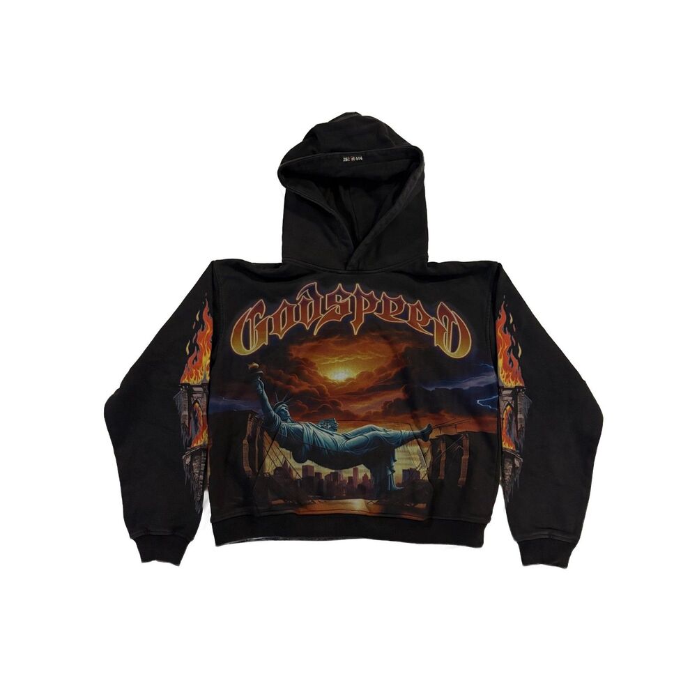 Godspeed 262/444 number limited 'Burnt Bridges' Hoodie